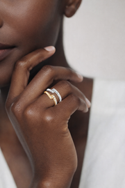 Twin Hearts Ring