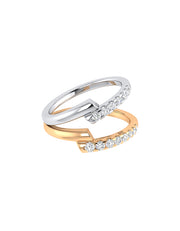 Twin Hearts Ring